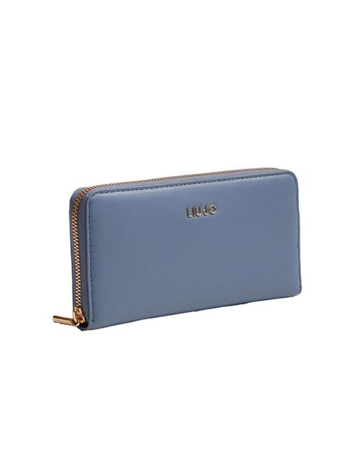 Portafoglio Donna blu con scomparto per banconote LIU JO | AA4161-E002264018